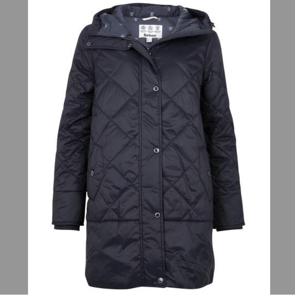 BARBOUR Tynemouth Quilted Jacket Navy sz 10